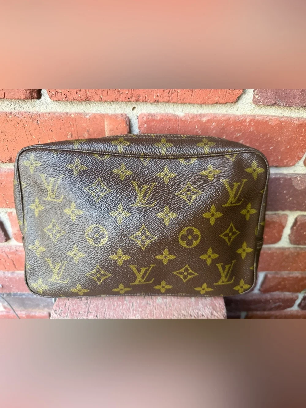 Vintage Pre-Date Code Louis Vuitton Trousse 23 Toiletry Bag- with COA